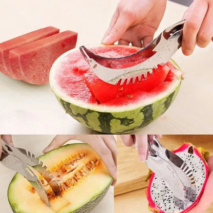Stainless Steel Windmill Watermelon Cutter - Effortlessly Slice Your Favorite Fruits with This Handy Kitchen Gadget!